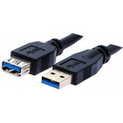 75cm USB3.0 forlængerkabel,...